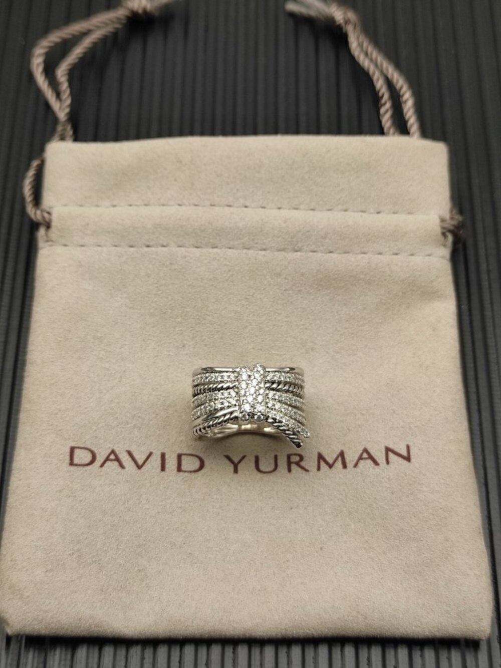 David Yurman Silver Bow Ring
